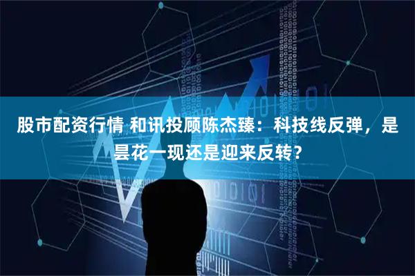 股市配资行情 和讯投顾陈杰臻：科技线反弹，是昙花一现还是迎来反转？